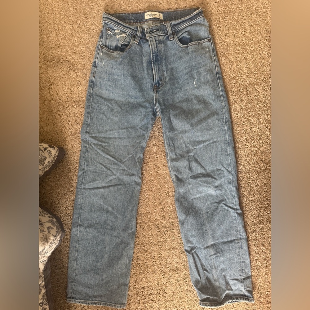 Abercrombie & Fitch Light Blue Flare Jeans